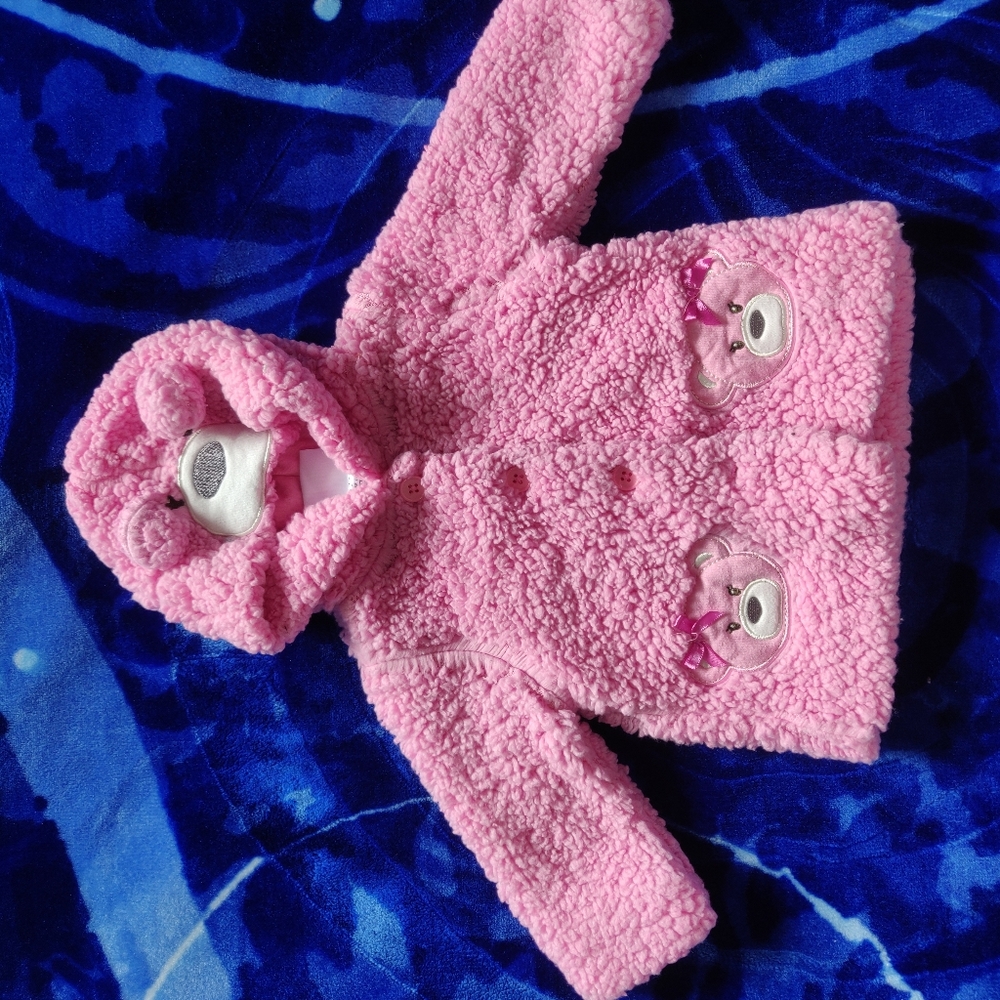 Pink baby sweater
